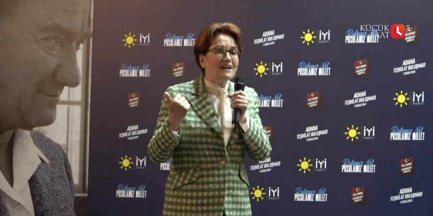 Adana'da konuşan Meral Akşener: "Başbakan olmaktan vazgeçtim"