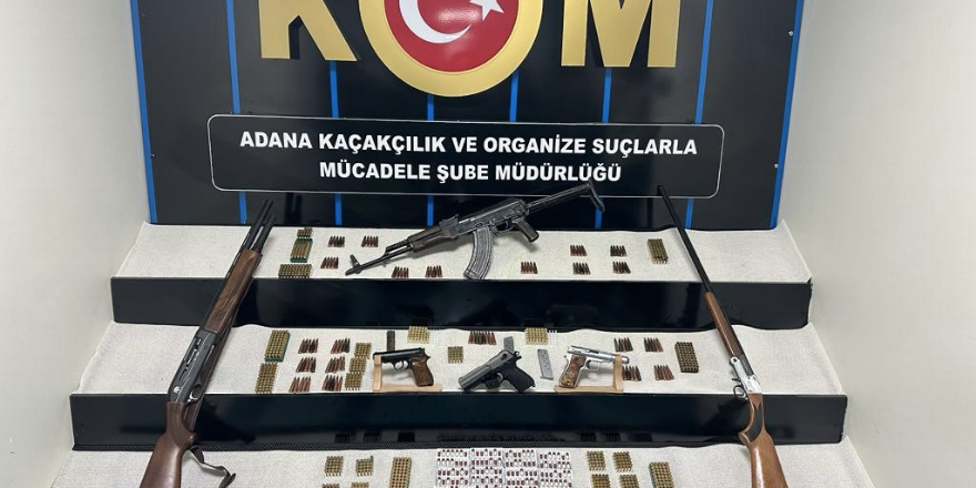 Adana’da silah ve mühimmat kaçakçılığı operasyonu: 1 tutuklama