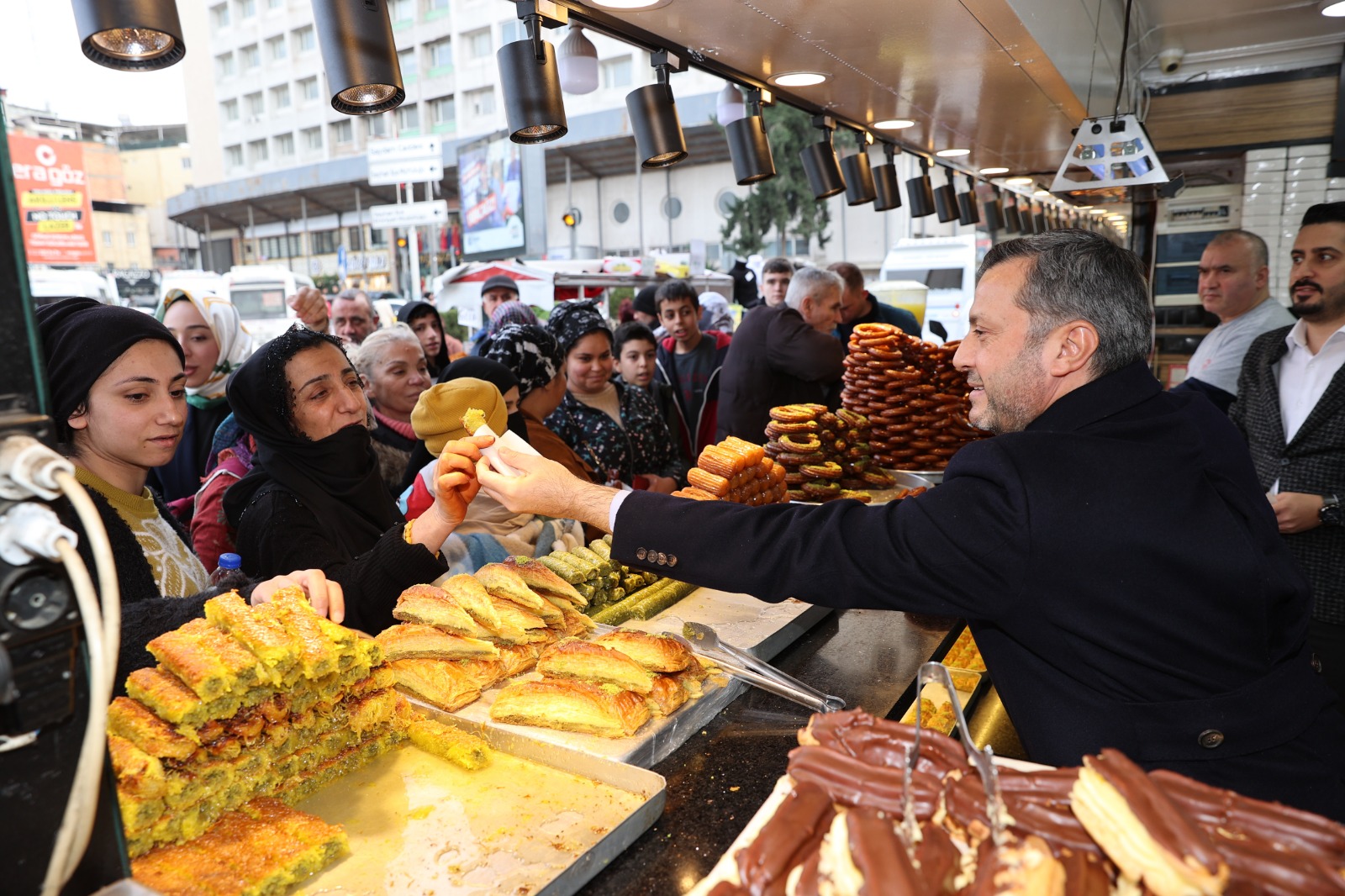 Kocaispir'den esnaf ziyareti