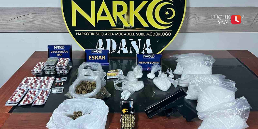 Adana’da 4 kilo metamfetamin ele geçirildi: 4 kişi tutuklandı