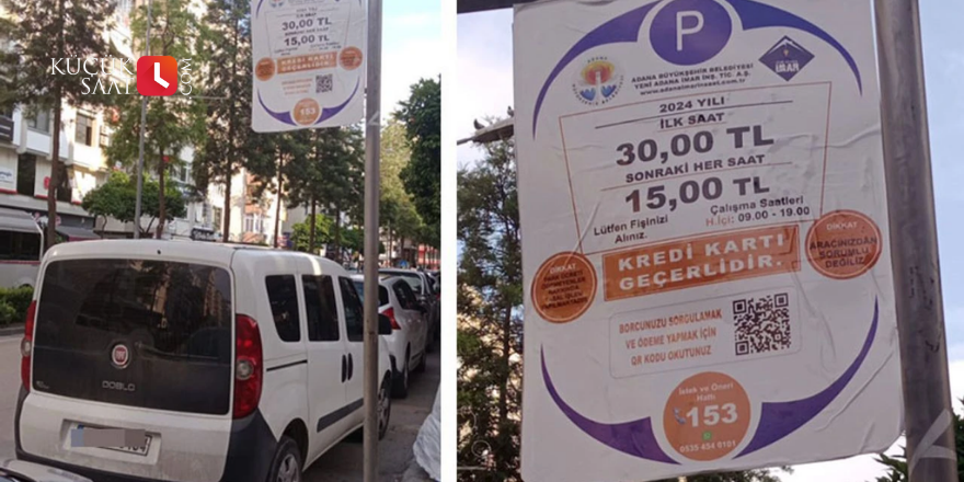 Adana’da Parkmetrelere yüzde 50 zam geldi