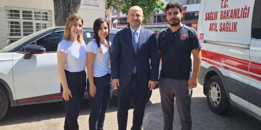 Nacar, bayramı sağlık emekçileri ile geçirdi