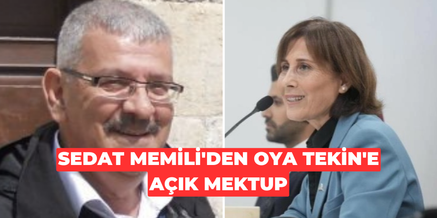 Sedat Memili'den Oya Tekin'e açık mektup