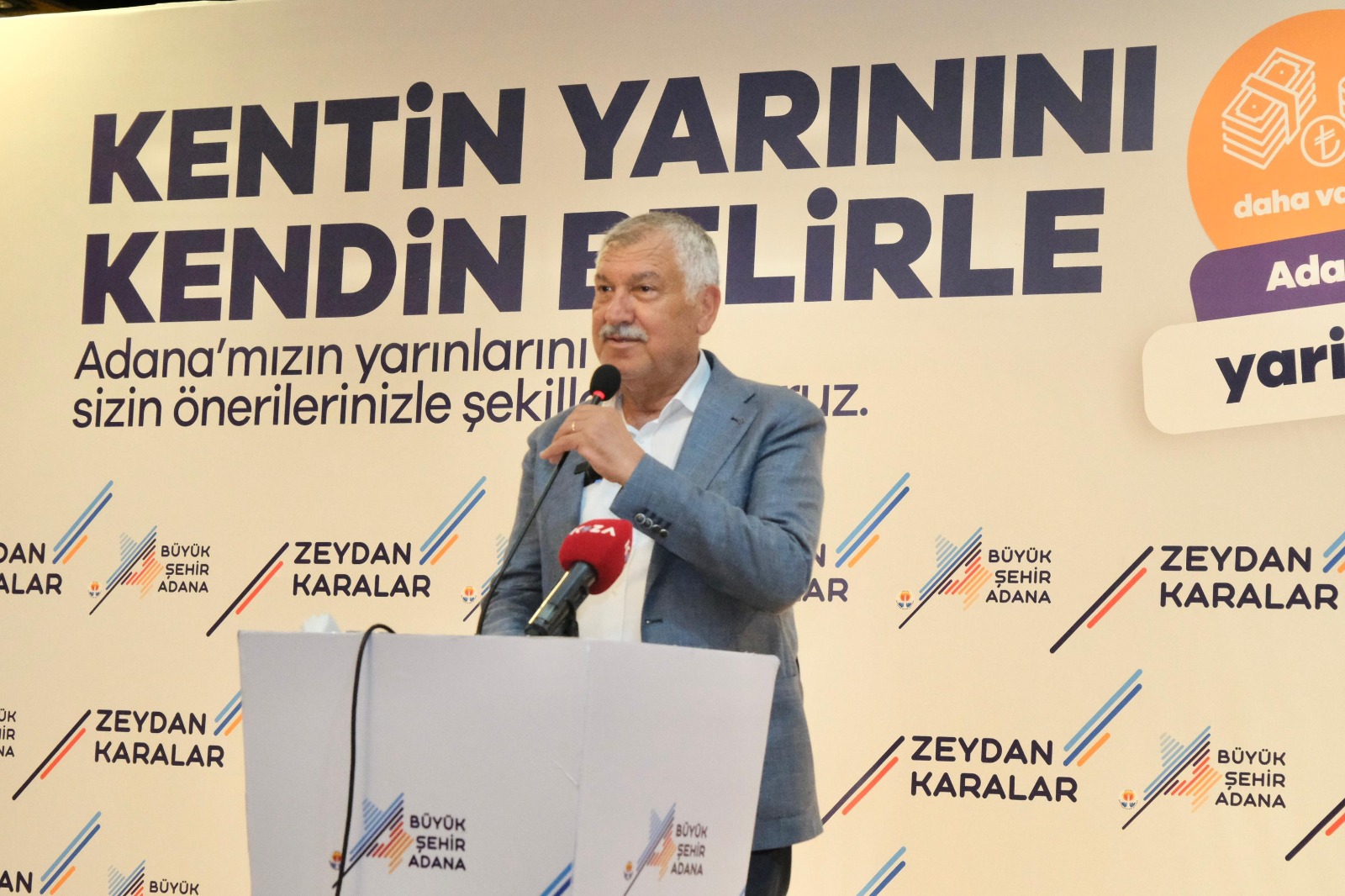 Başkan Zeydan Karalar, Adana’nın gelecek vizyonunu Adanalılar ile beraber belirliyor