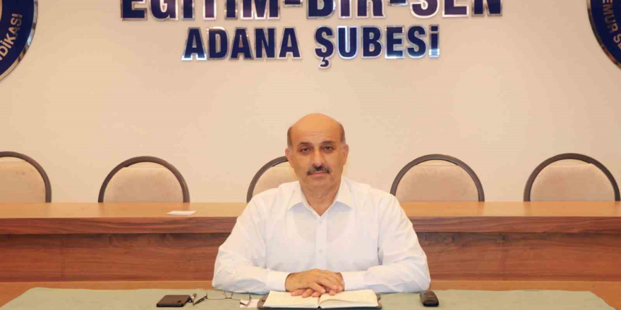 Eğitim-Bir-Sen Adana Şube Başkanı Sarıgeçeli: "Boykot ürünler kantinlerde yer almamalı"