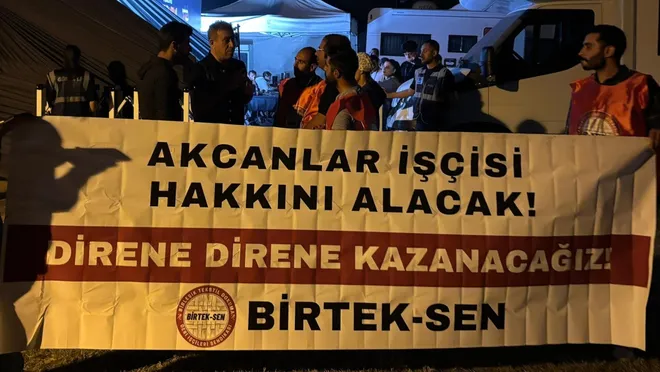 Haluk Levent direnişteki işçilerle görüştü