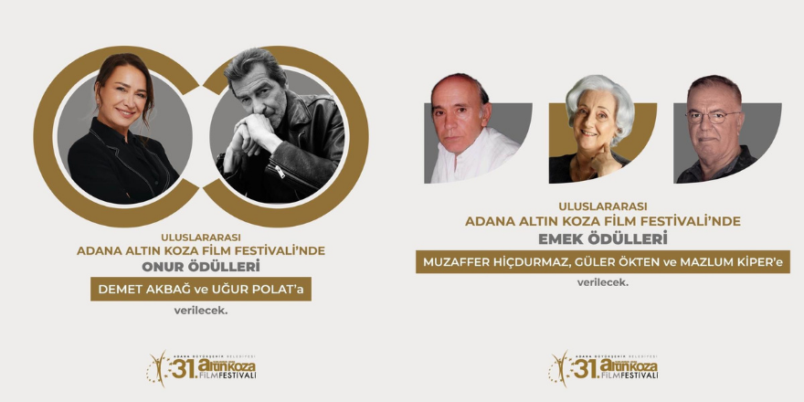 Uluslararası Adana Altın Koza Film Festivali 31. kez yarın start alacak