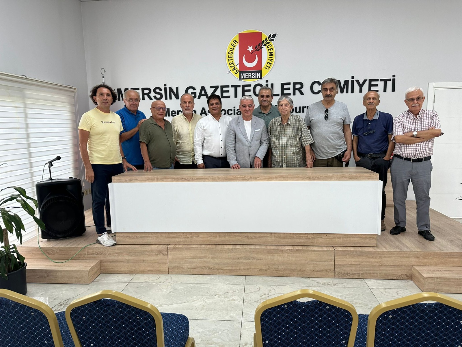 Çukurova Gazeteciler Cemiyeti Başkan adayı Kurtul Çakın'ın seçim çalışmalarındaki durağı bu kez Mersin oldu