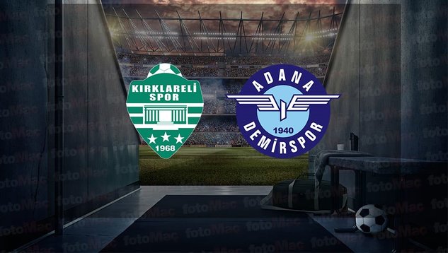 Kırklarelispor - Adana Demirspor maçı ne zaman, saat kaçta, hangi kanalda?