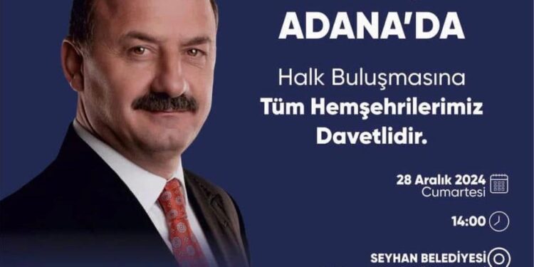 Anahtar Parti Genel Başkanı Yavuz Ağıralioğlu, 28 Aralık'ta Adana'da