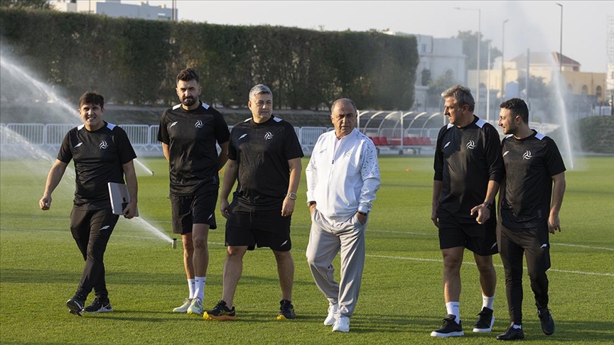 Fatih Terim, yeni takımıyla ilk antrenmanına çıktı