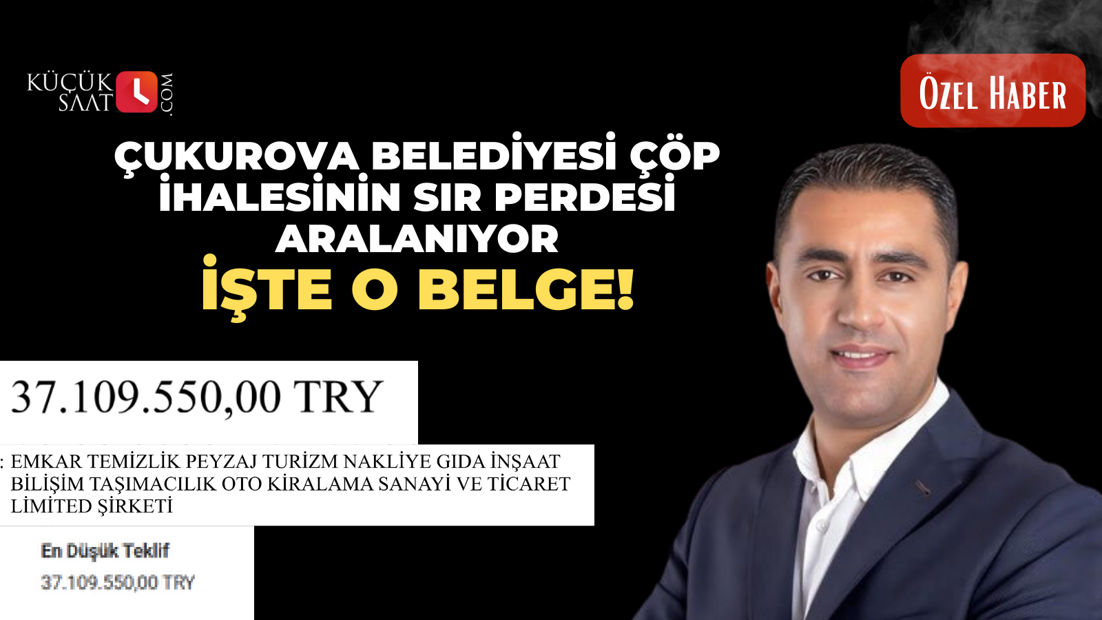 Çukurova Belediyesi çöp ihalesinin sır perdesi aralanıyor. İşte o belge!