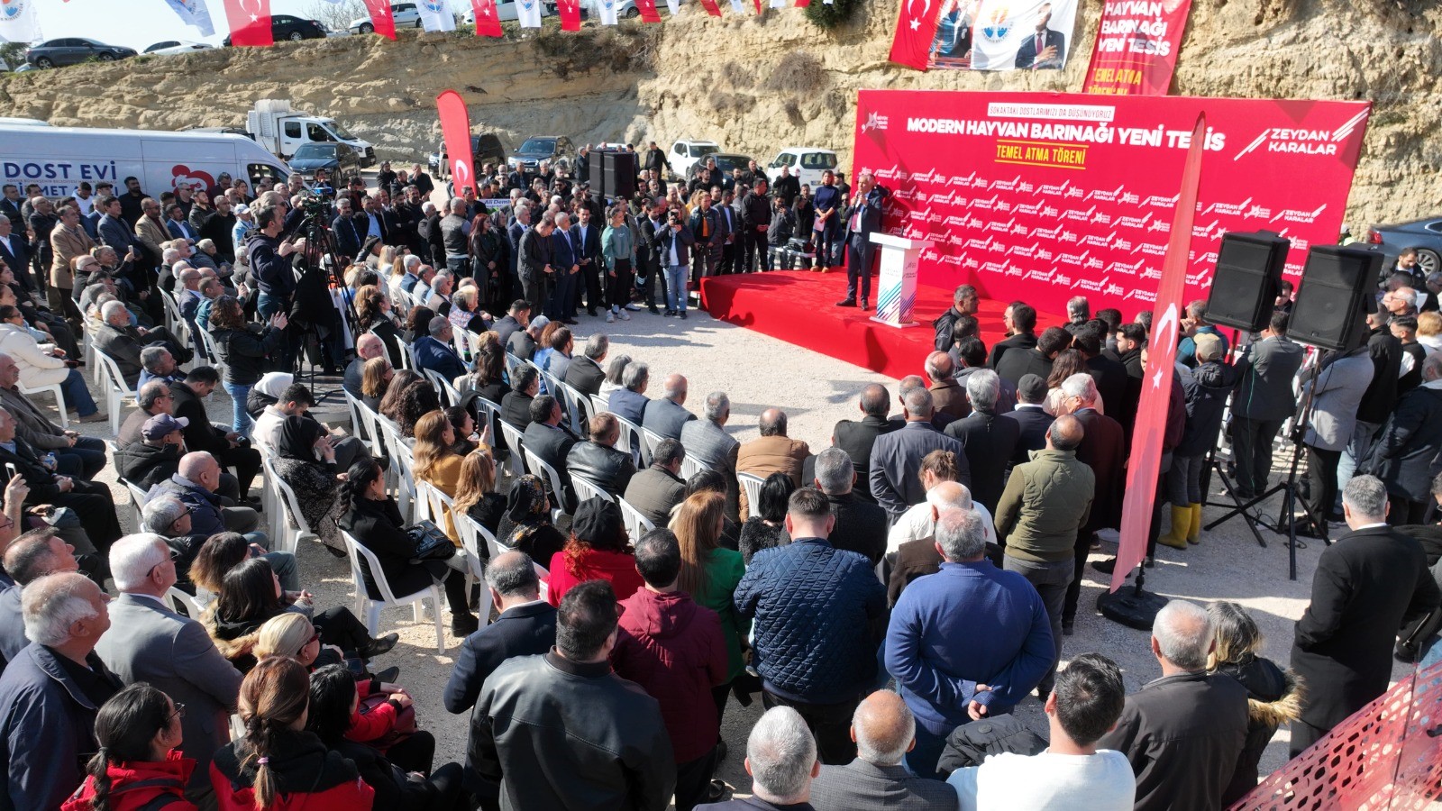 Adana Büyükşehir Belediyesi Modern Hayvan Barınağı Ek Yeni Tesis’in temeli atıldı