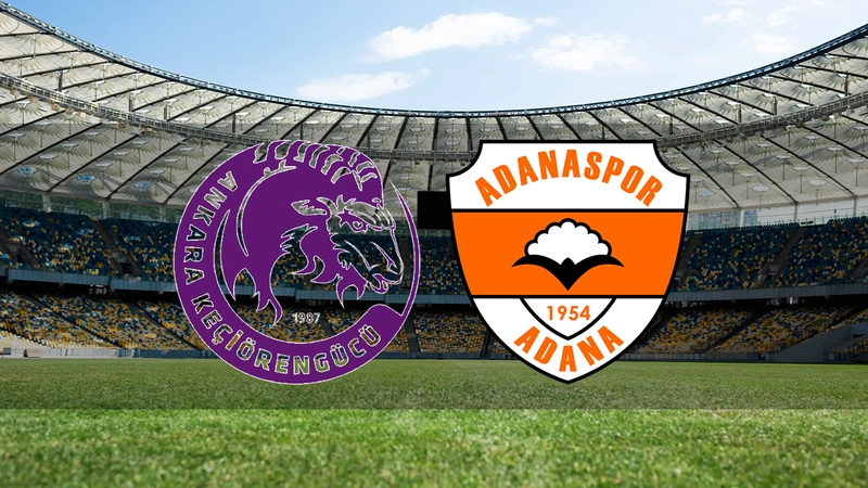 Keçiörengücü - Adanaspor maçı ne zaman? Saat kaçta ve hangi kanalda canlı yayınlanacak? | Trendyol 1. Lig