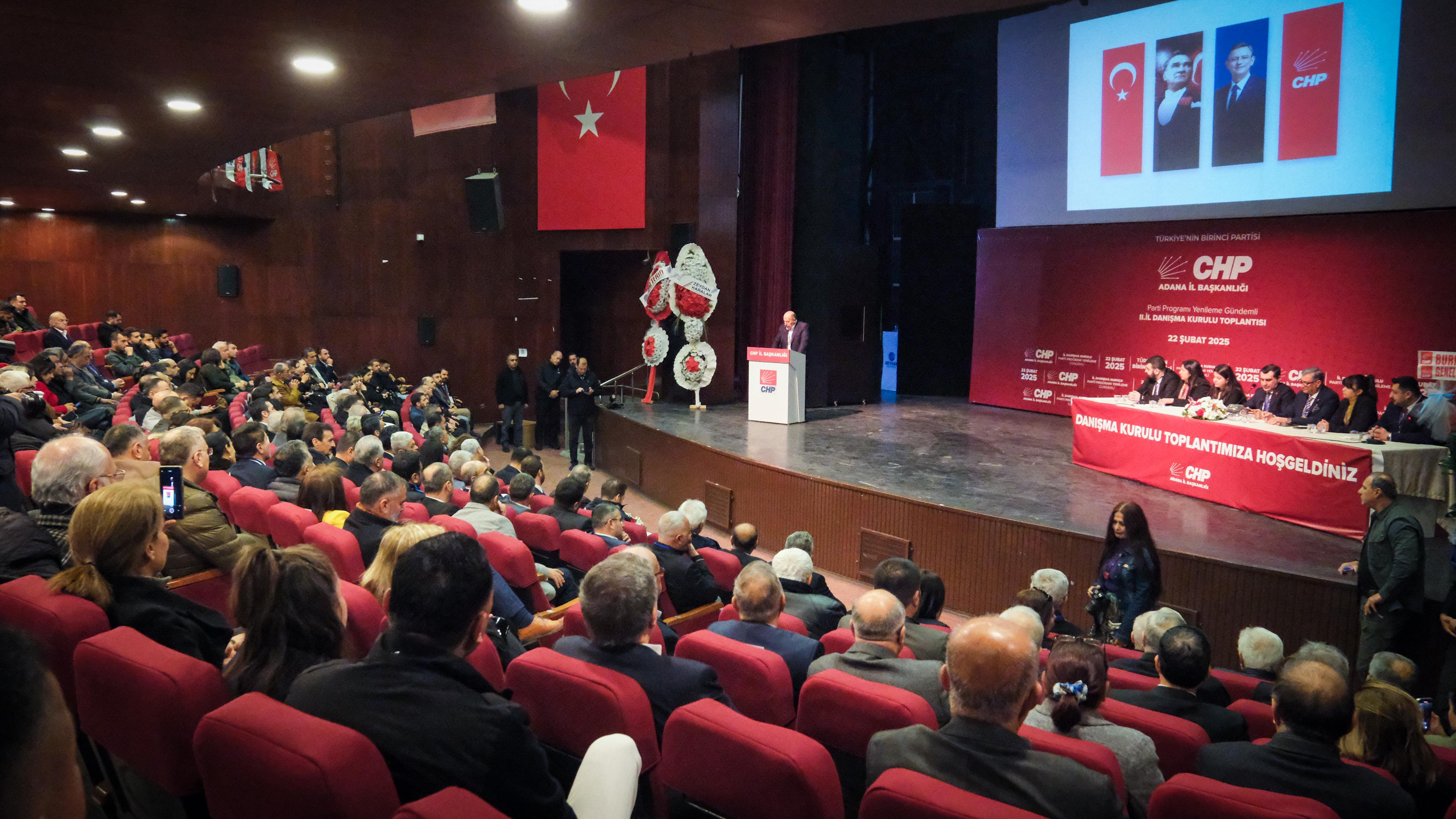 CHP Adana İl Danışma Kurulu Toplantısı Gerçekleştirildi