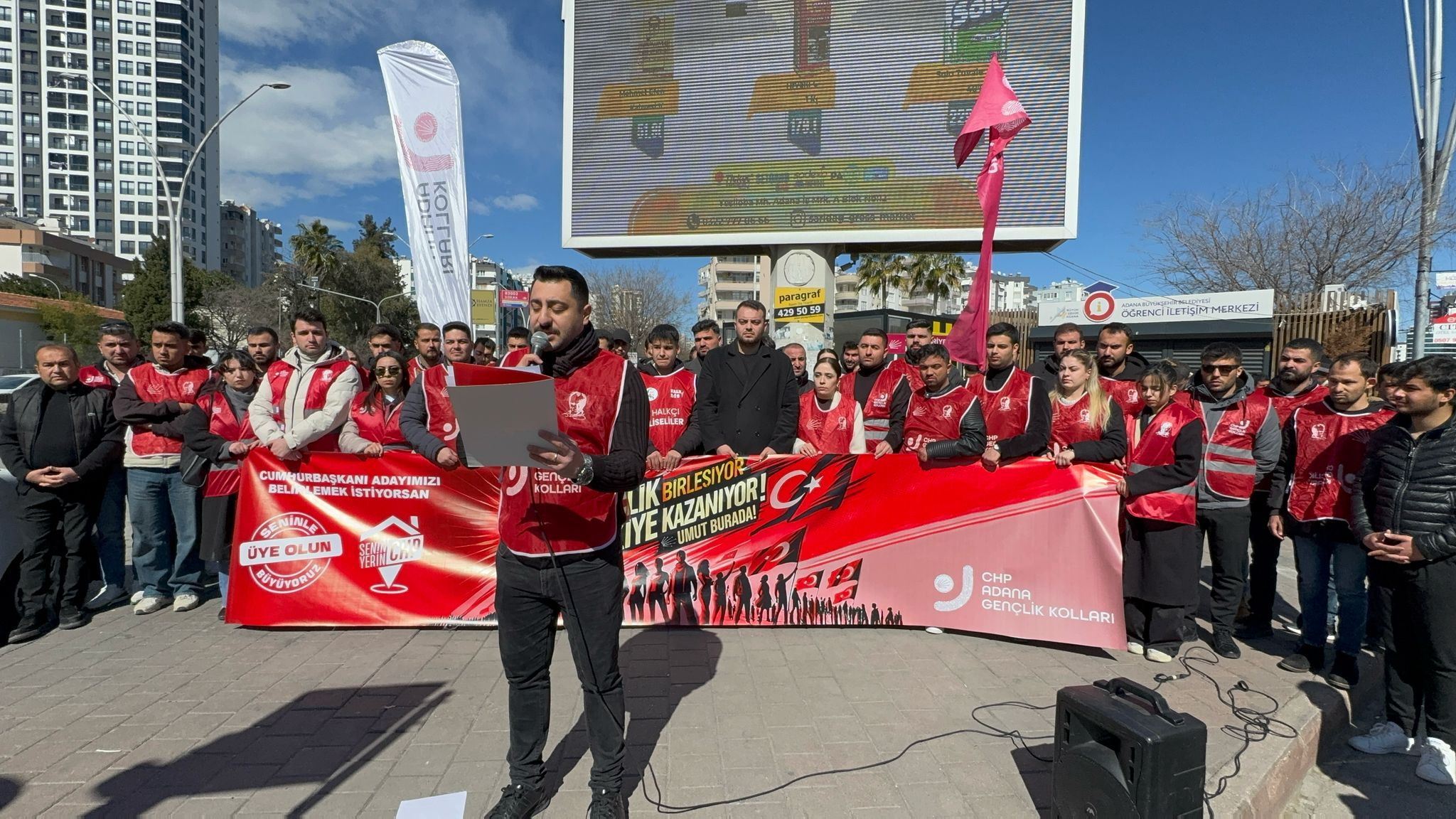 CHP Gençlik Kolları Adana İl Başkanı'ndan çağrı!