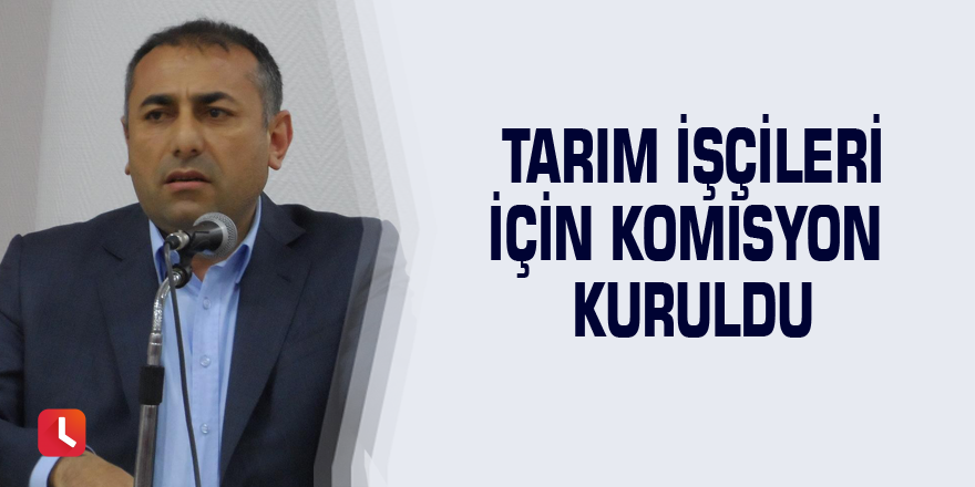 Tarım işçileri için komisyon kuruldu