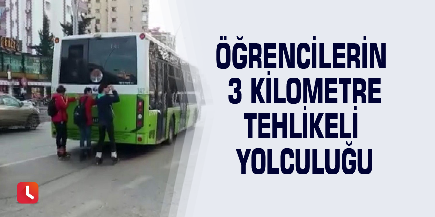 Öğrencilerin 3 kilometre tehlikeli yolculuğu