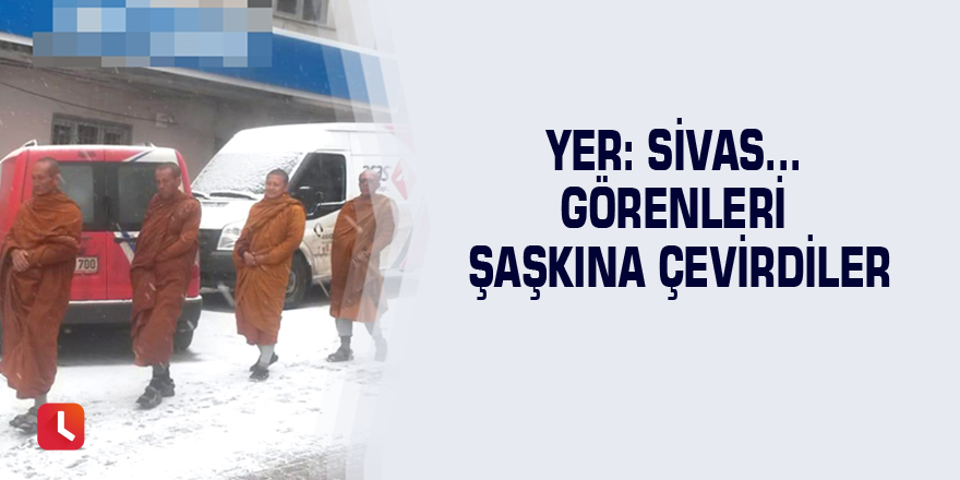 Yer: Sivas... Görenleri şaşkına çevirdiler