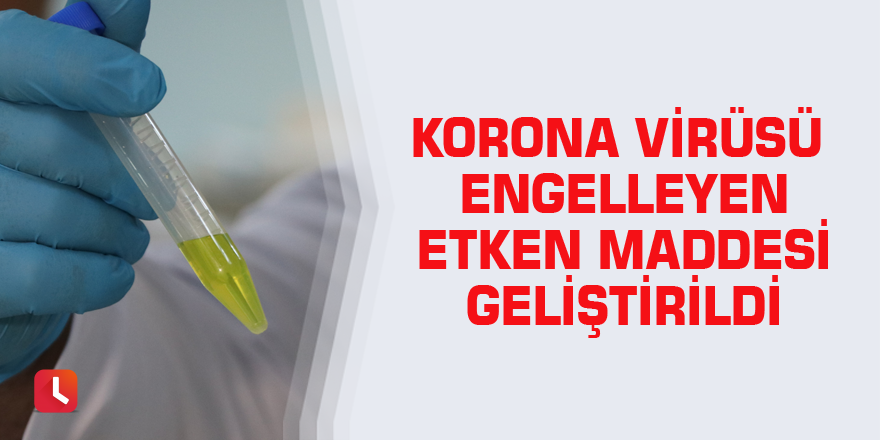 Korona virüsü engelleyen etken maddesi geliştirildi