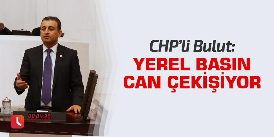 Bulut: Yerel Basın Can Çekişiyor