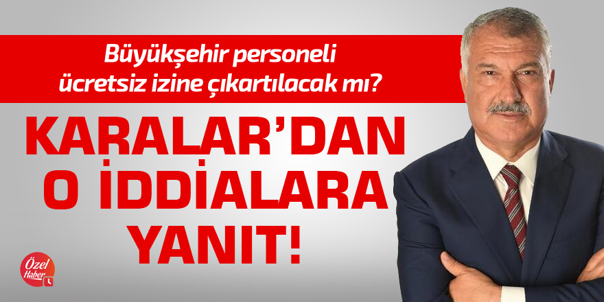 Zeydan Karalar'dan ücretsiz izin açıklaması!