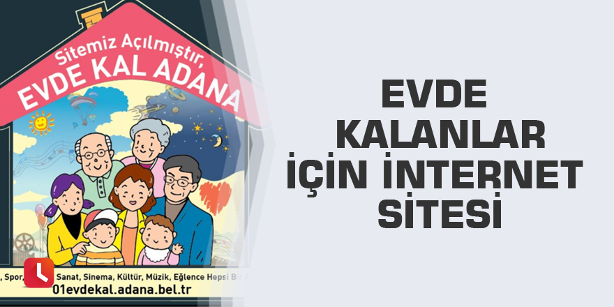 Evde kalanlar için internet sitesi