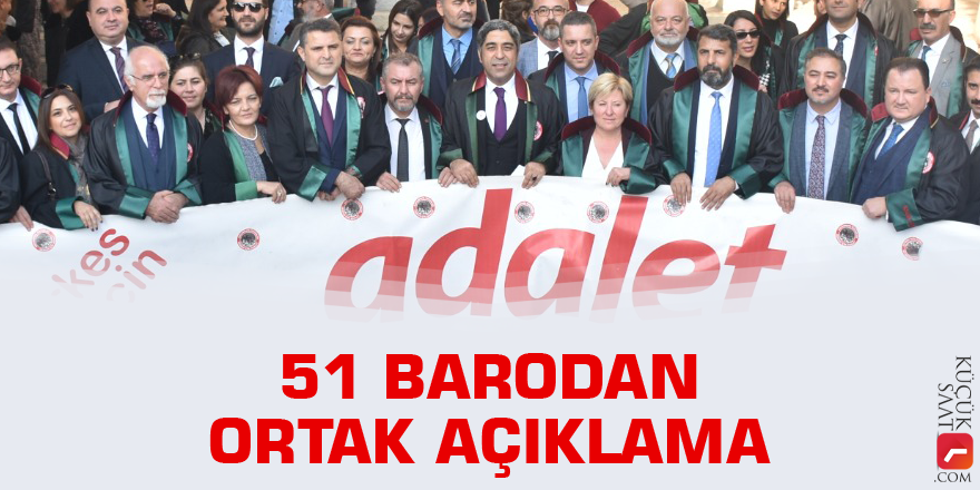 51 Barodan ortak açıklama