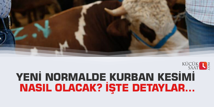 Yeni normalde kurban kesimi nasıl olacak? İşte detaylar…