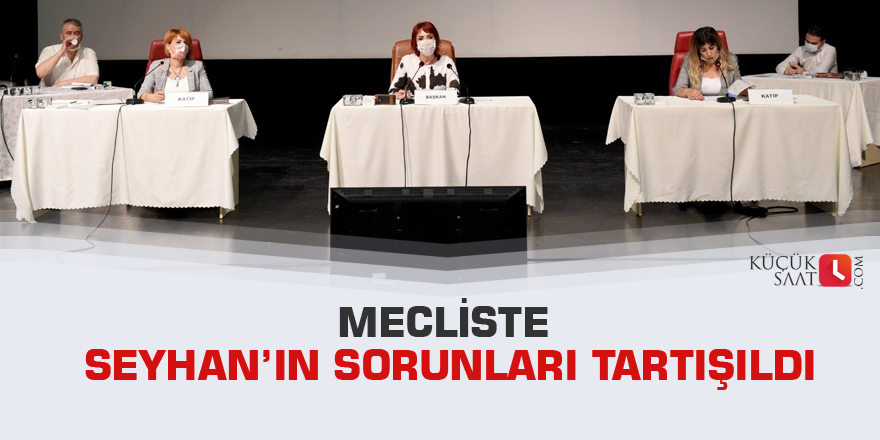 Mecliste Seyhan’ın sorunları tartışıldı