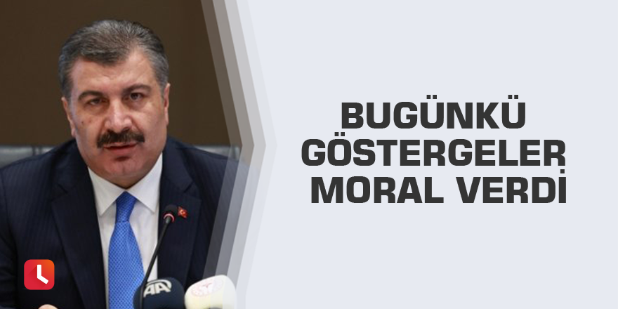 Bugünkü göstergeler moral verdi