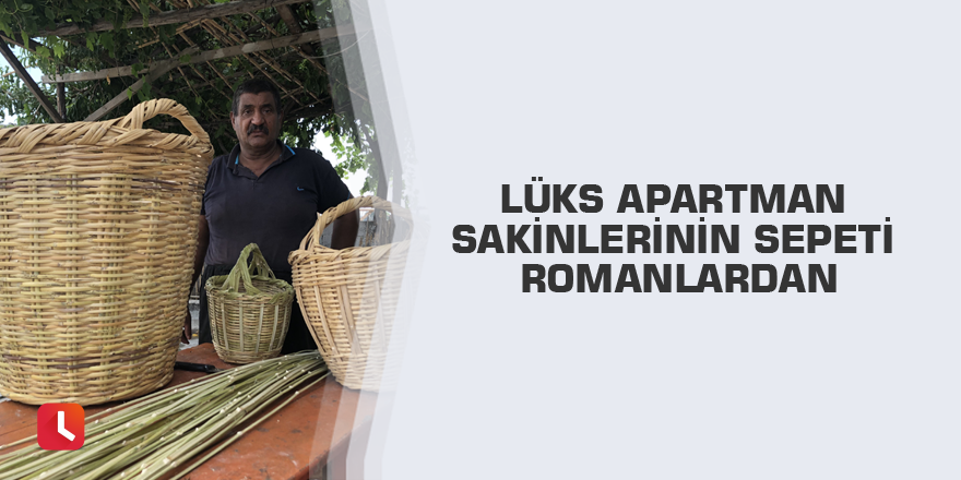 Lüks apartman sakinlerinin sepeti Romanlardan