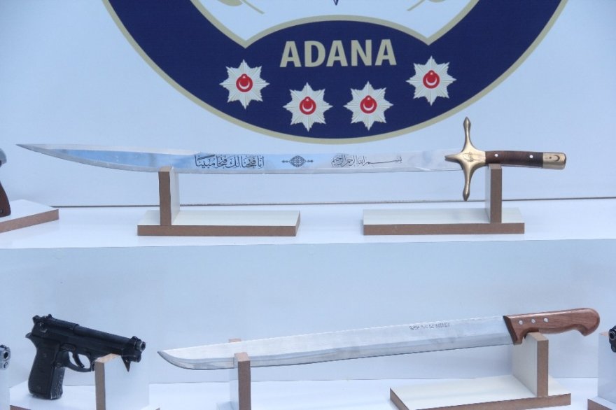 Adana’da 1 haftalık denetimlerde 41 adet silah ele geçirildi