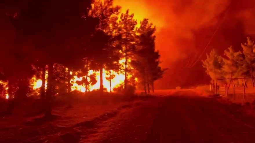 Aladağ’daki yangına müdahale sürüyor