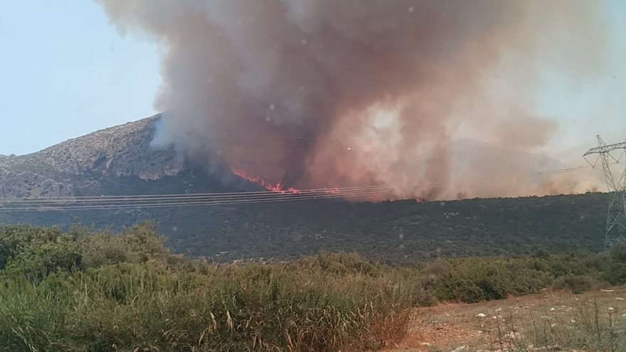 Aladağ’daki yangına müdahale sürüyor