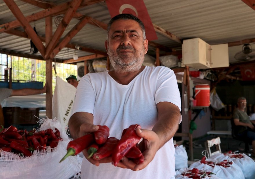 Salça sezonunun başladığı Adana’da damlar kırmızıya boyanıyor