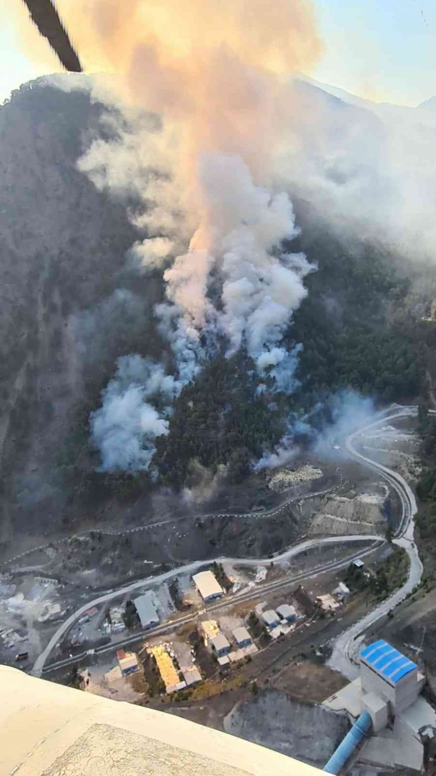 Aladağ’da orman yangını