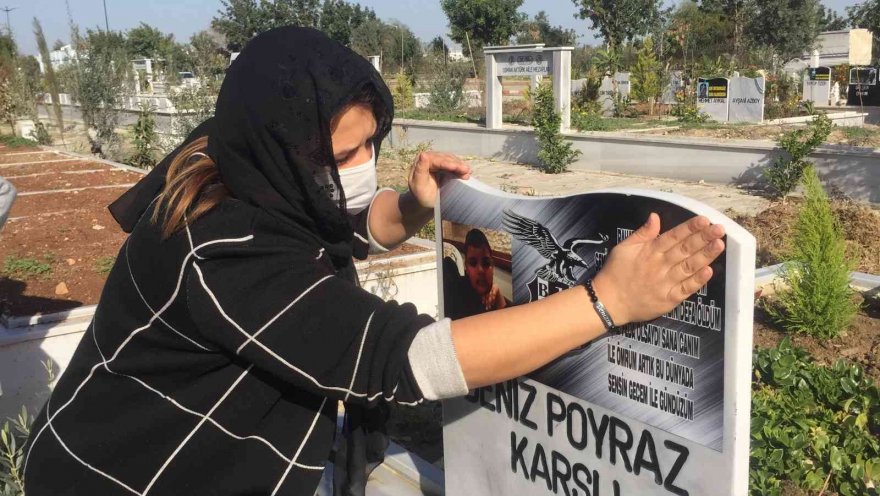 Havuz kurbanı oğlunun doğum gününü mezarı başında kutladı