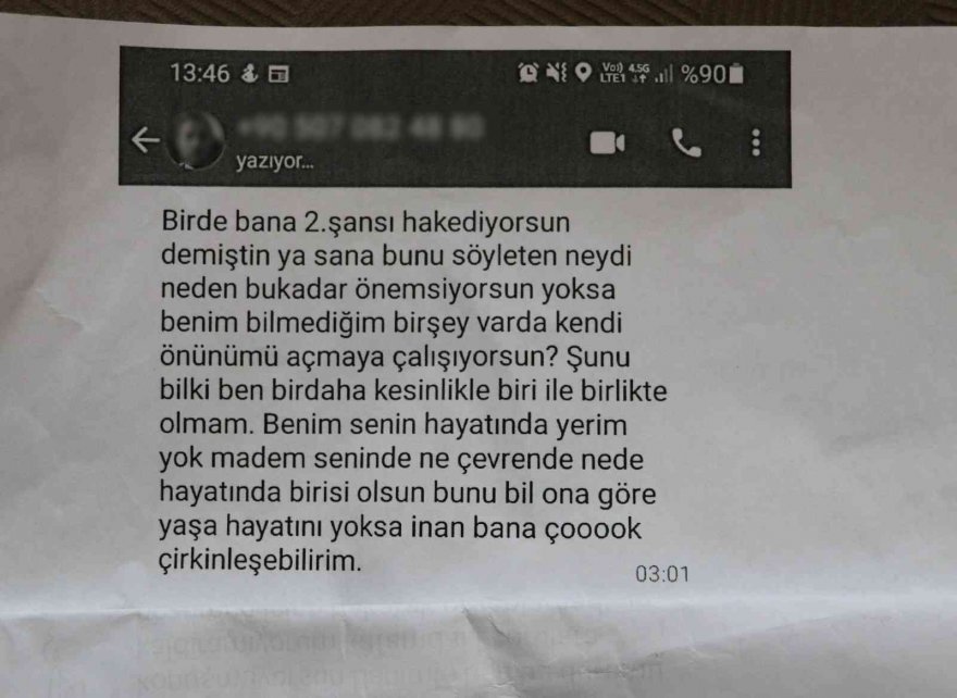 Boşandığı eşinden ölüm tehditleri alıyor