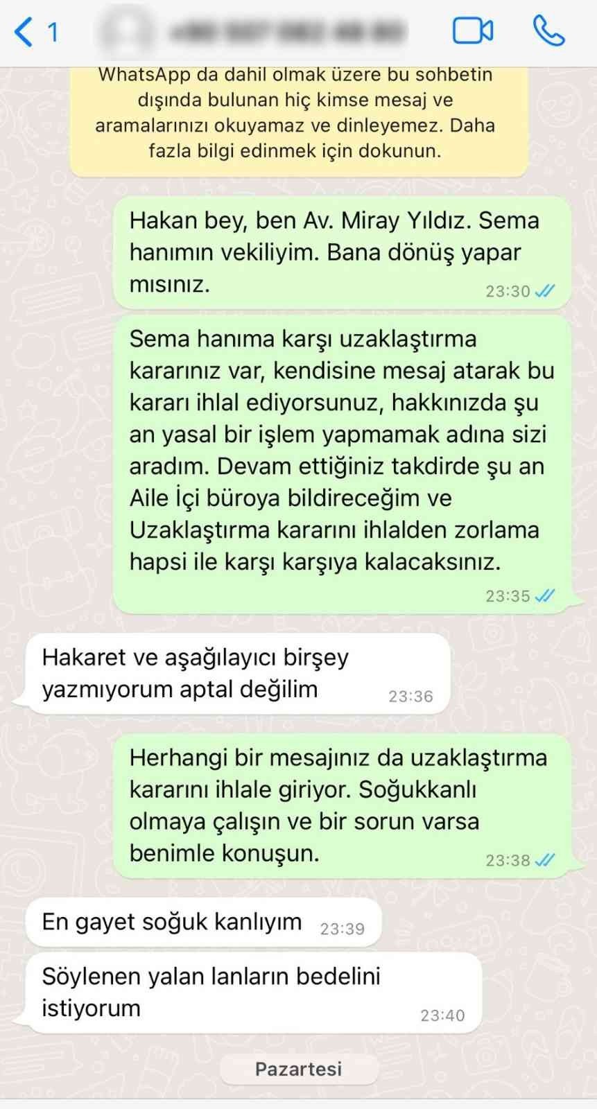 Boşandığı eşinden ölüm tehditleri alıyor