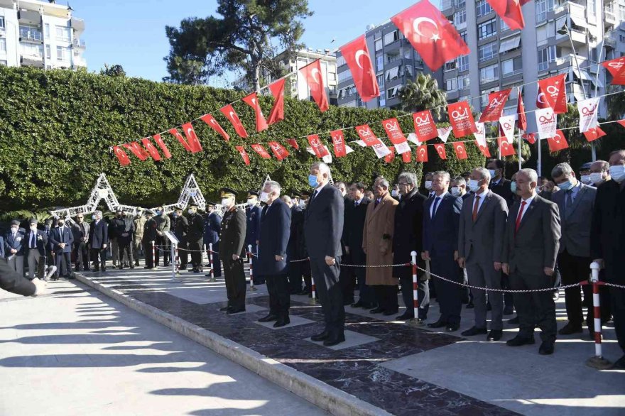 Atatürk’ün Adana’ya gelişinin 99. yıl dönümü törenle kutlandı