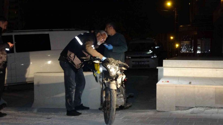 Çalınan motosiklet 1 buçuk saat sonra sahibine teslim edildi