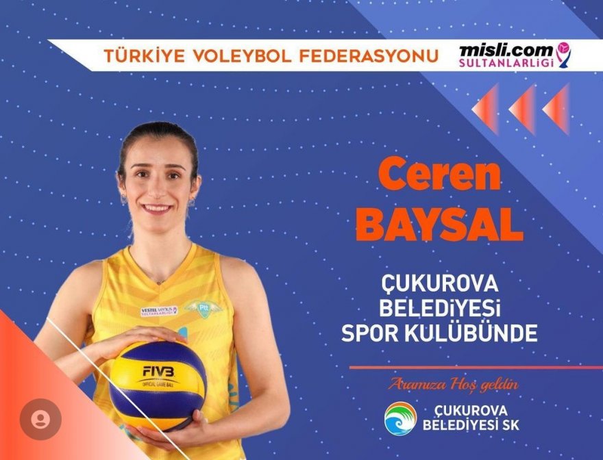 Ceren Baysal ve Ceren Nur Domaç, Çukurova Belediyesi’nde