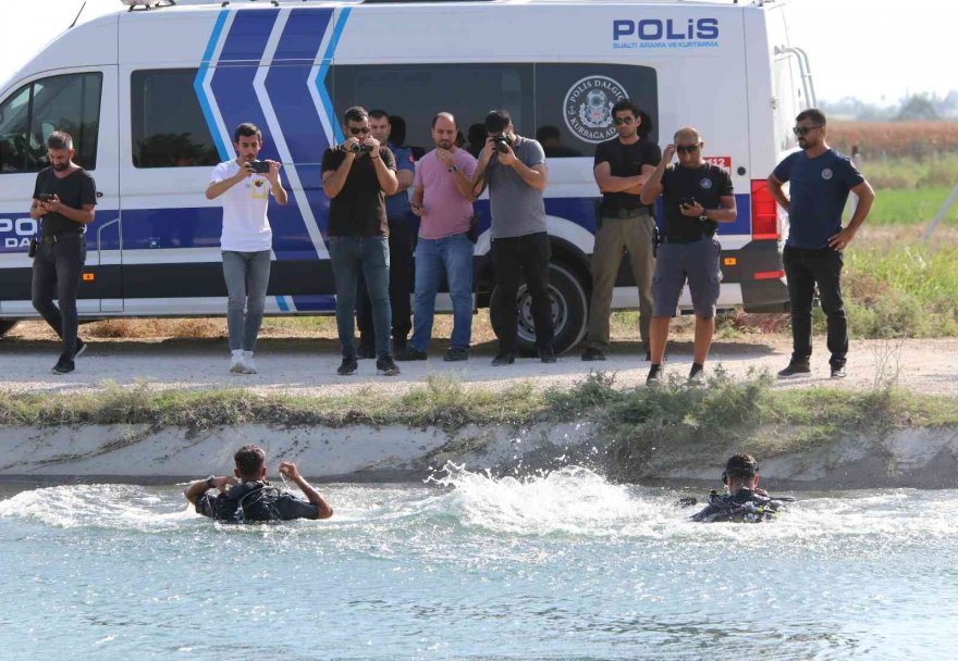 Akıntıya kapılan kişi sulama kanalında kayboldu