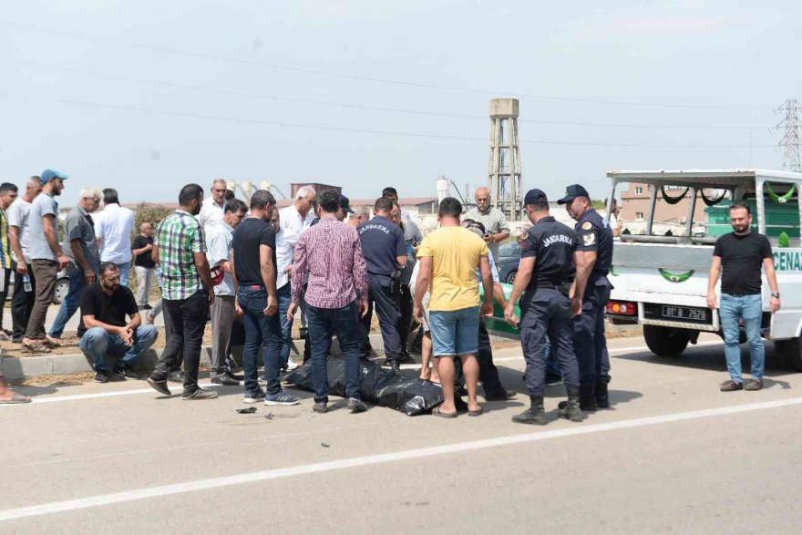 Traktöre çarpan motosiklet sürücüsü hayatını kaybetti