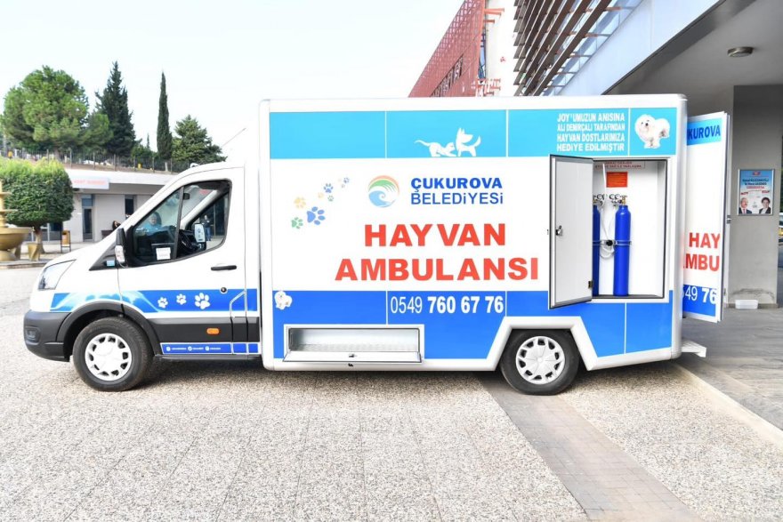 Sokak hayvanlarına ambulans hizmeti