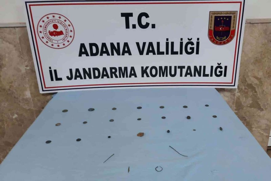 Adana’da tarihi eser operasyonu