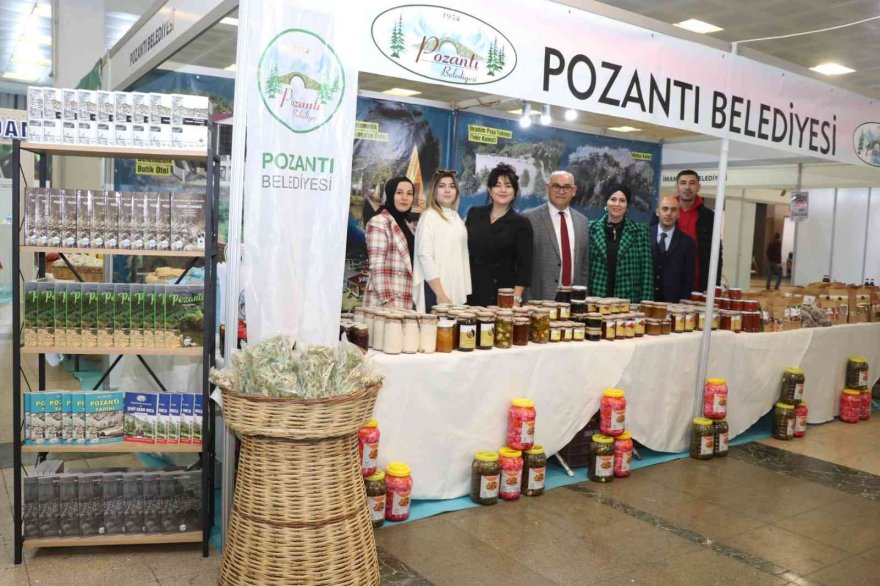 Adana Tanıtım Günleri... Pozantı Belediyesinin standına yoğun ilgi