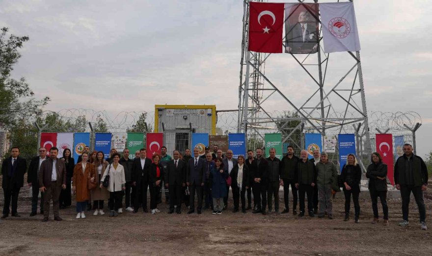 Adana’da insansız yangın gözetleme kulesi hizmete açıldı