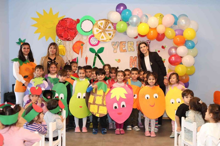 Yüreğir Belediyesi kreşlerinde yerli malı haftası kutlandı